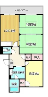 フェリカ葉山【4階】の間取り