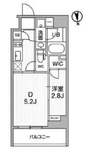 ALTERNA東池袋【7階】の間取り