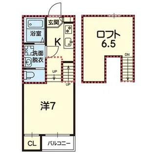 ステラ坪井【2階】の間取り
