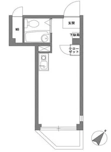 ユースハイム富ヶ谷【3階】の間取り