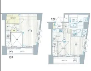 東京都港区六本木2【マンション】の間取り