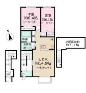 チェルビック【2階】の間取り