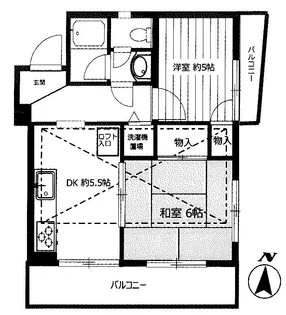 内田ビル【3階】の間取り