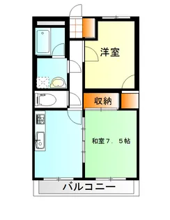 ハイルネッサンスA【3階】の間取り