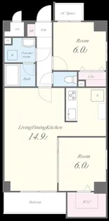 Eau・Clair(オー・クレール)【1階】の間取り