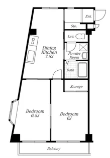 ファーストレジデンス【3階】の間取り