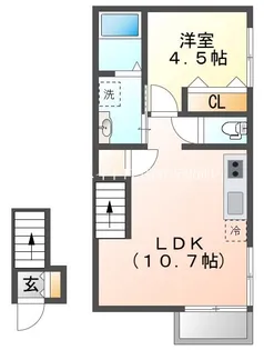 RETREAT U【2階】の間取り