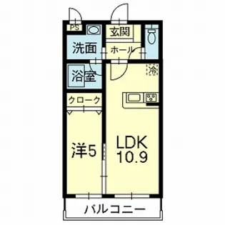 アムール1【3階】の間取り