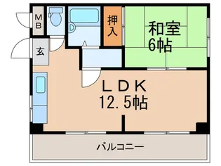 メゾン・アクティ【1階】の間取り