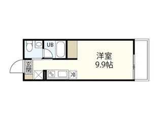 ヴィラ リヴィエールIII【2階】の間取り