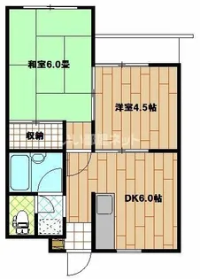 東青梅サンハイツ【5階】の間取り
