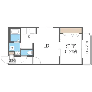 リヴウェル6-5【1階】の間取り