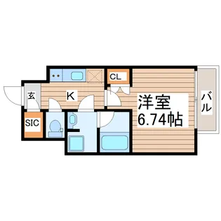 リージア上杉一丁目【4階】の間取り