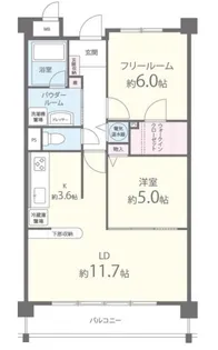 ソリエベーネ【1階】の間取り