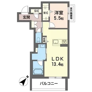 ザ・ワン【3階】の間取り