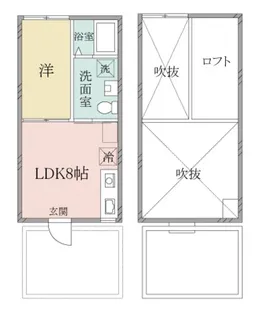 ルシェリアA棟【2階】の間取り