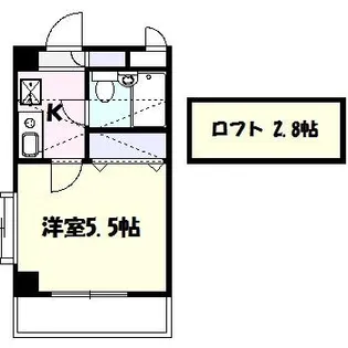 リバーサイド久地【5階】の間取り