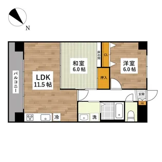 熊本市東区戸島1丁目(W202)【2階】の間取り