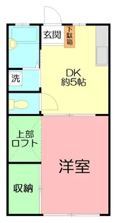 チェリーハイツA【1階】の間取り