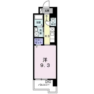 グランクリュ佐古 WEST【5階】の間取り