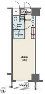 MFPR代々木タワー【11階】の間取り