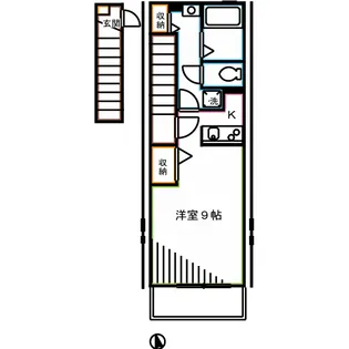 レジデンス小金井【2階】の間取り