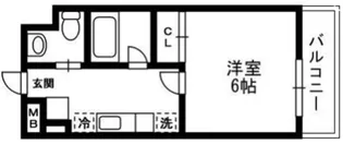 アルペジオ生田【5階】の間取り