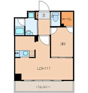 ヴィアーレ勾当台I【3階】の間取り