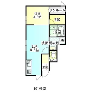 ティラミス II【1階】の間取り
