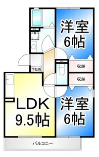 ウインドコート【1階】の間取り