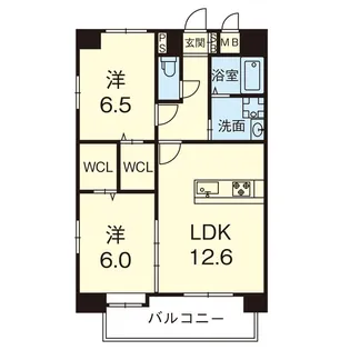 アステール菊陽【2階】の間取り