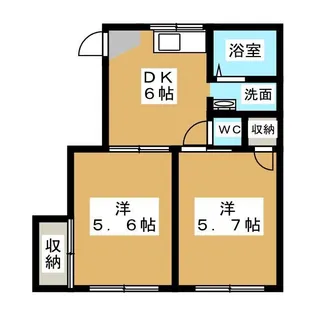 ガーデンハイツ桜台A【1階】の間取り