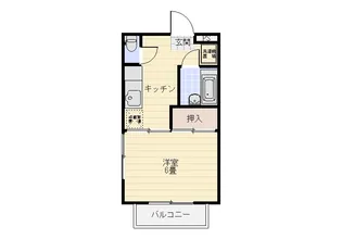 フェリース中村【2階】の間取り