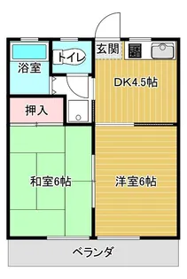 ハイツ新栄【2階】の間取り