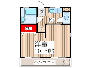 シモビル【4階】の間取り