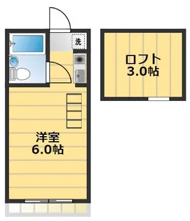 コーポ有木【2階】の間取り