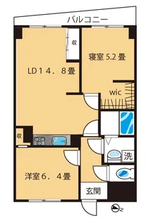 ファミリアール広山【1階】の間取り