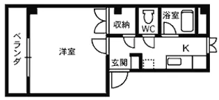 マインズハイツIII【2階】の間取り