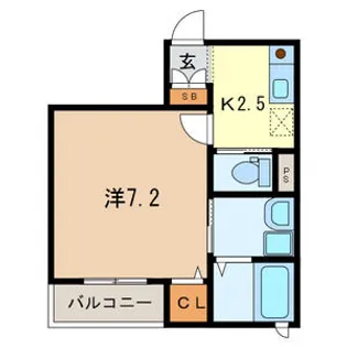 H・A・B VII【2階】の間取り