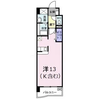 フィオレンテ【2階】の間取り