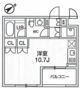 大田西馬込レジデンス【3階】の間取り