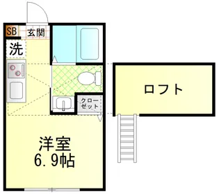 タックフォレスト保土ヶ谷【1階】の間取り