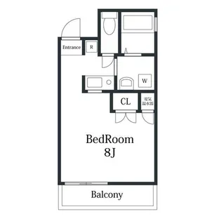 アンリシェール橋本A【2階】の間取り