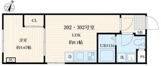 Aglaia要町【3階】の間取り