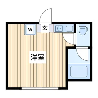 ユナイト石川町パウリスターナ【1階】の間取り
