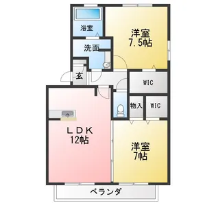 リオ グランデ【2階】の間取り