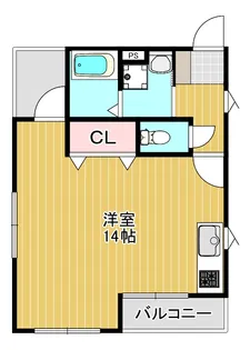 カサ・デ・エフェ【2階】の間取り