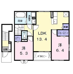カンファタブル_KI【2階】の間取り