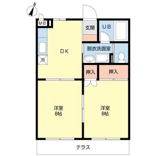 パルームSS【1階】の間取り