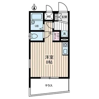 ルピナス ヤマジ【1階】の間取り